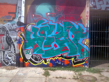 Graffiti Wall in Vilnius - Photo by 714 - HEAT, ESER, VILNIUS (2016)