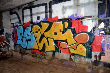 Graffiti Wall in Vilnius - Photo by 714 - ESER (2014)