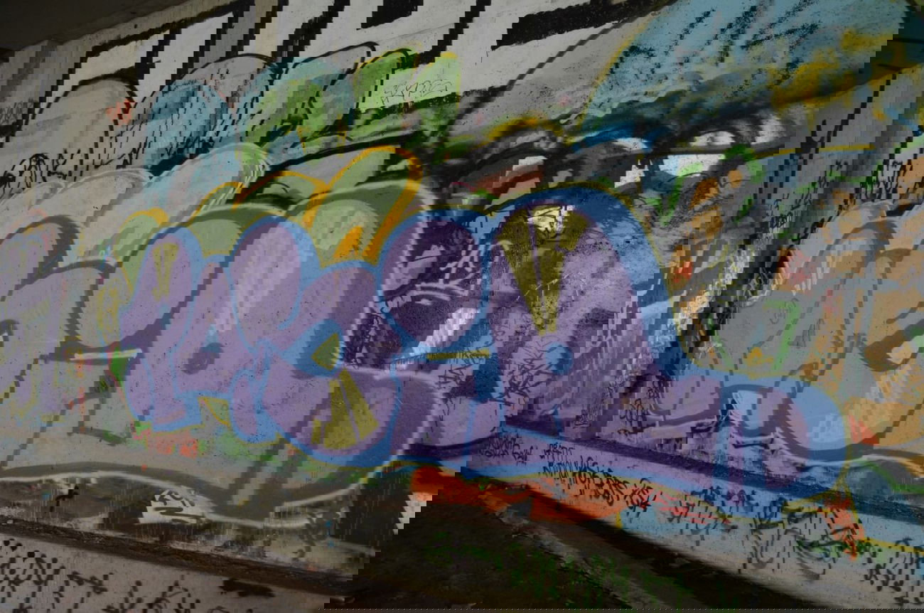 Graffiti Wall in Vilnius - Photo by 714 - eser, vilnius