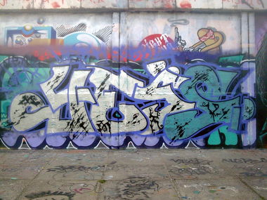 Graffiti Wall in Vilnius - Photo by 714 - ESER, YESS, VILNIUS (2015)