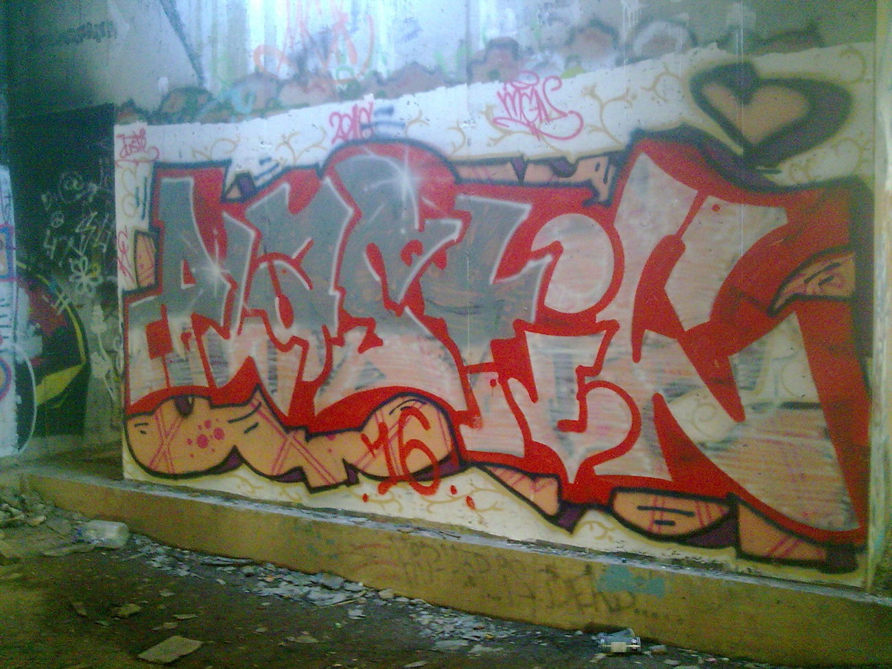 Graffiti Wall in Vilnius - Photo by 714 - plastic, eser, vilnius (2016)