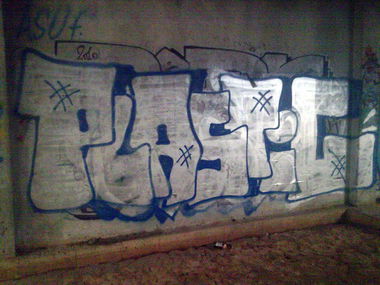 Graffiti Wall in Vilnius - Photo by 714 - plastic, eser, vilnius (2016)