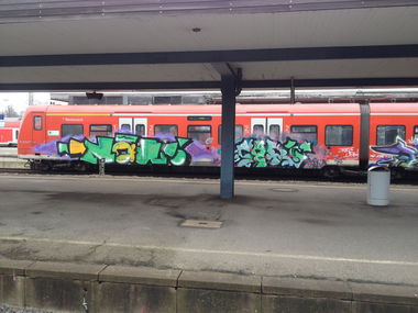 Graffiti Train in Deutschland - Photo by 724417