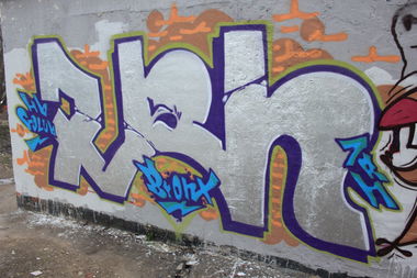 Graffiti Wall in MOSCOW - Photo by 7RHDOT - SOL, TAZ, IKES