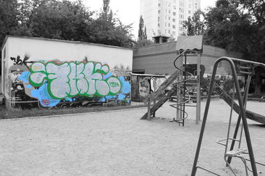 Graffiti Bombing in MOSCOW - Photo by 7RHDOT - SOL, TAZ, IKES