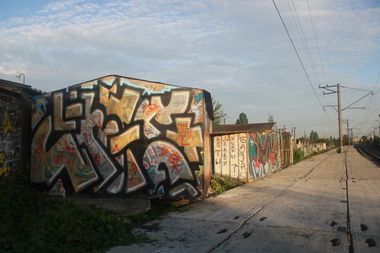 Graffiti Wall in Kyiv - Photo by 96TOY - CHEFS (2011)