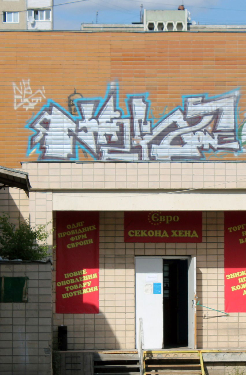 Graffiti Bombing in Kyiv - Photo by 96TOY (2012)