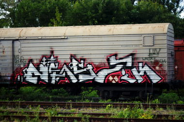 Graffiti Train in Fastov - Photo by 96TOY (2012)