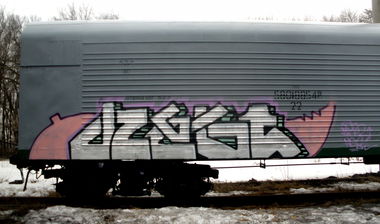 Graffiti Train in Fastov - Photo by 96TOY (2010)