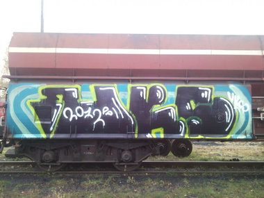 Graffiti Train - Photo by ABCmaniac - uks