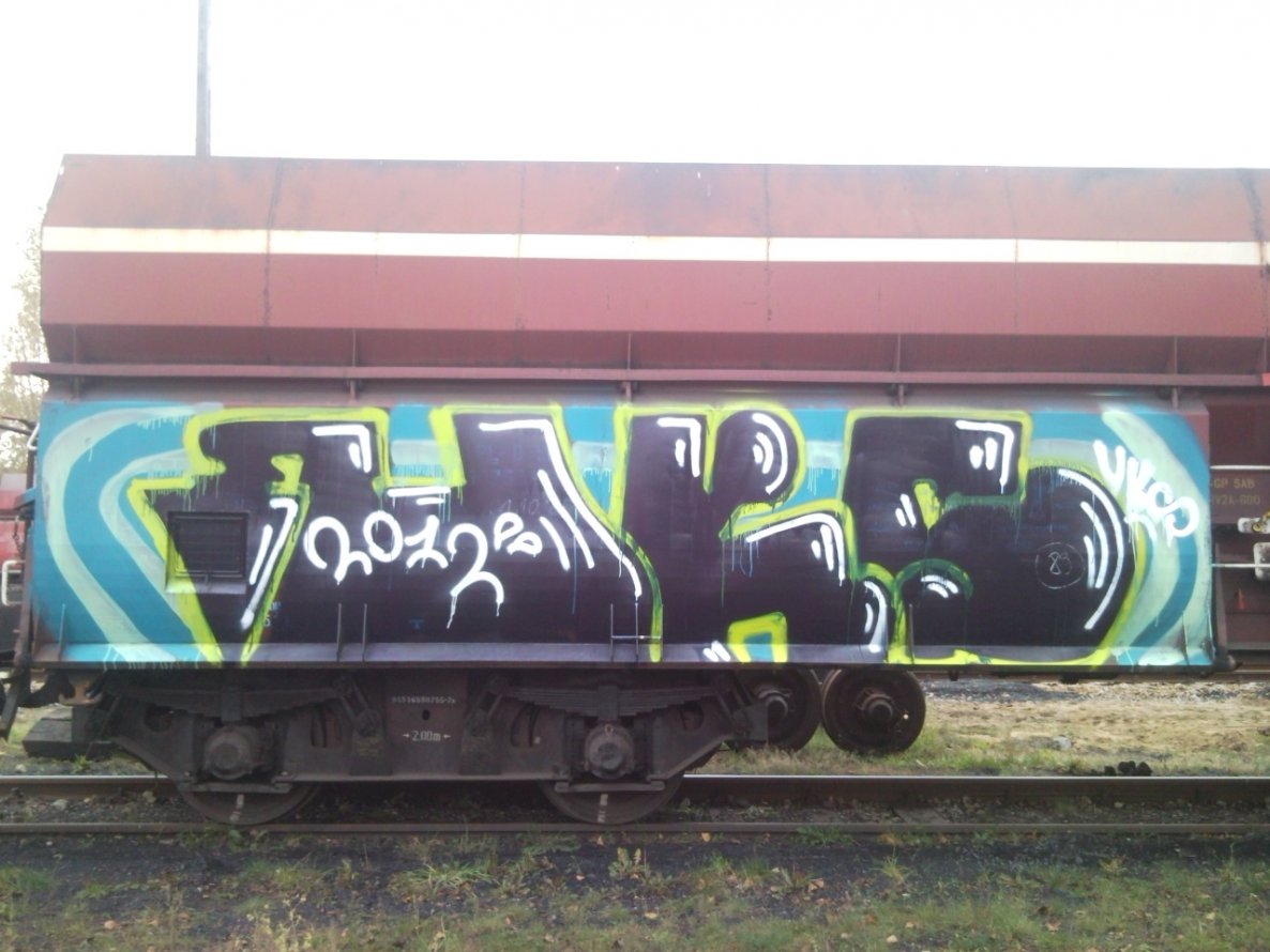Graffiti Train - Photo by ABCmaniac - uks