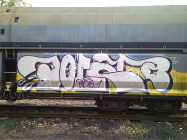 Graffiti Train - Photo by ABCmaniac - fois