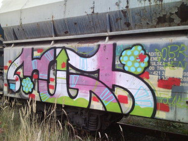 Graffiti Train - Photo by ABCmaniac - scubz