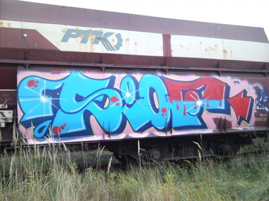 Graffiti Train - Photo by ABCmaniac - fois