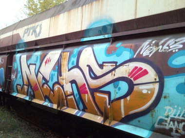 Graffiti Train - Photo by ABCmaniac - nesh