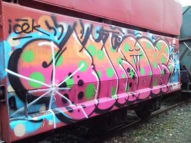 Graffiti Train - Photo by ABCmaniac - fukow