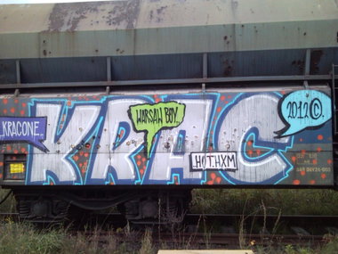 Graffiti Train - Photo by ABCmaniac - krac