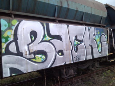 Graffiti Train - Photo by ABCmaniac - back