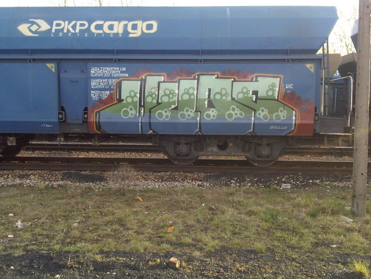 Graffiti Train - Photo by ABCmaniac - wb