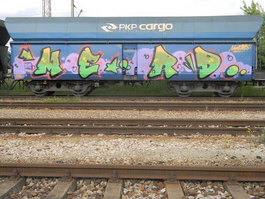 Graffiti Train - Photo by ABCmaniac - merd