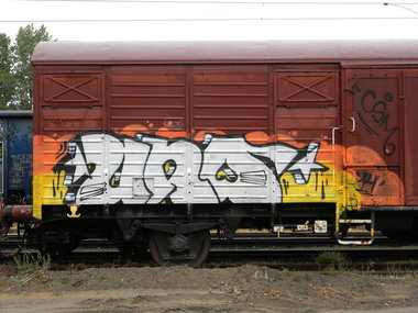 Graffiti Train - Photo by ABCmaniac - uno, fr8