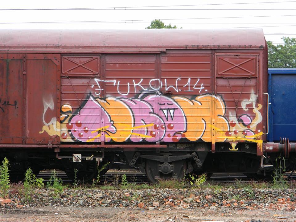 Graffiti Train - Photo by ABCmaniac - fukow, fr8