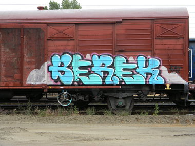 Graffiti Train - Photo by ABCmaniac - berek, fr8