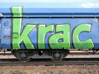 Graffiti Train - Photo by ABCmaniac - krac, fr8