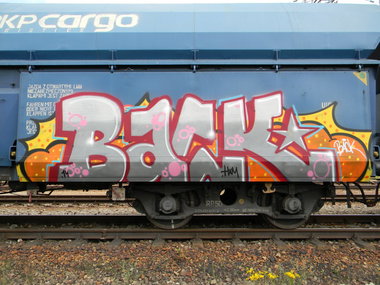 Graffiti Train - Photo by ABCmaniac - back, fr8