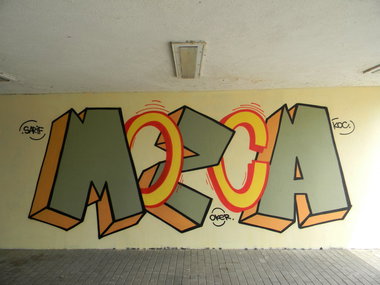 Graffiti Wall - Photo by ABCmaniac - Mozca