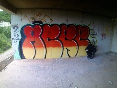 Graffiti Bombing - Photo by ACRE (2013)