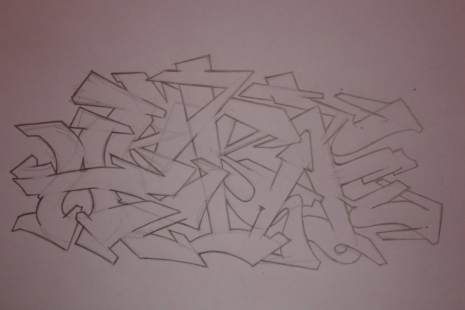 Graffiti Sketch - Photo by ACRE (2012)