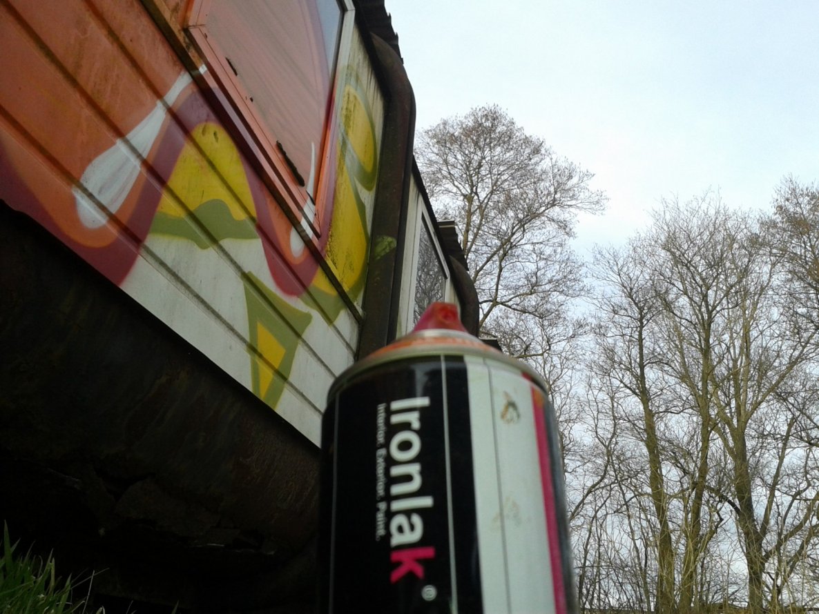 Graffiti Artwork - Photo by AER0S0L - Ironlak, Qrin