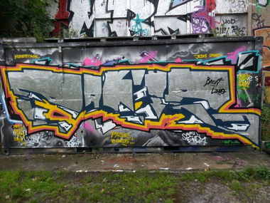 Graffiti Wall - Photo by AER0S0L - Pakur, Pokär, Usf (2015)