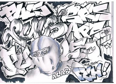 Graffiti Sketch - Photo by AGON - Puls (2015)