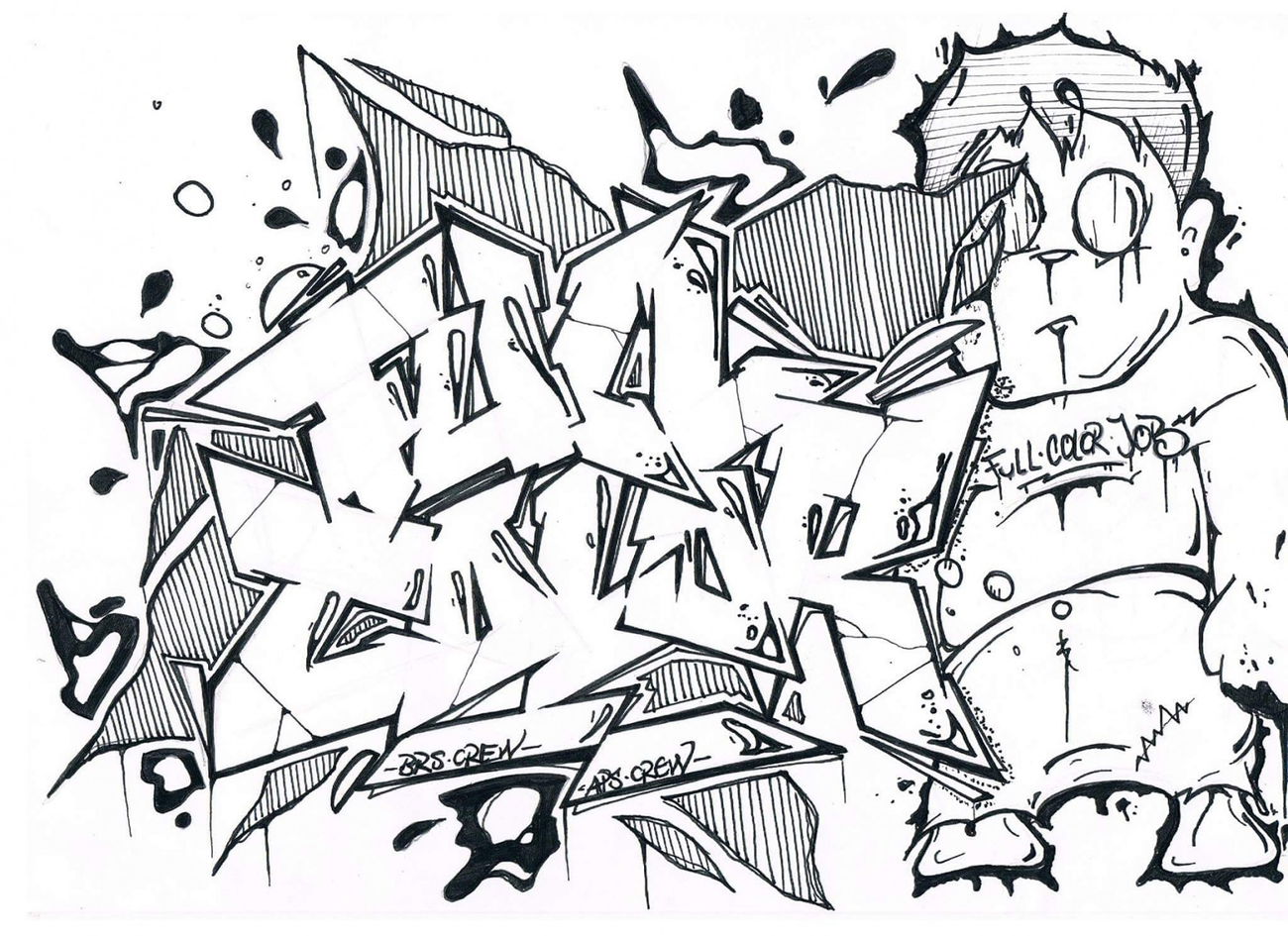 Graffiti Sketch - Photo by AGON - Fullcolor, Puls, brs