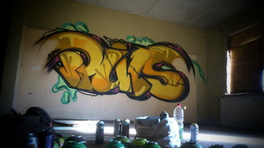Graffiti Wall - Photo by AGON - Puls, Deis, BRS (2015)