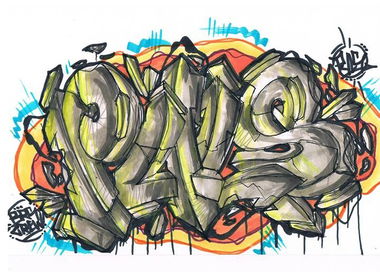 Graffiti Sketch - Photo by AGON - Puls (2014)