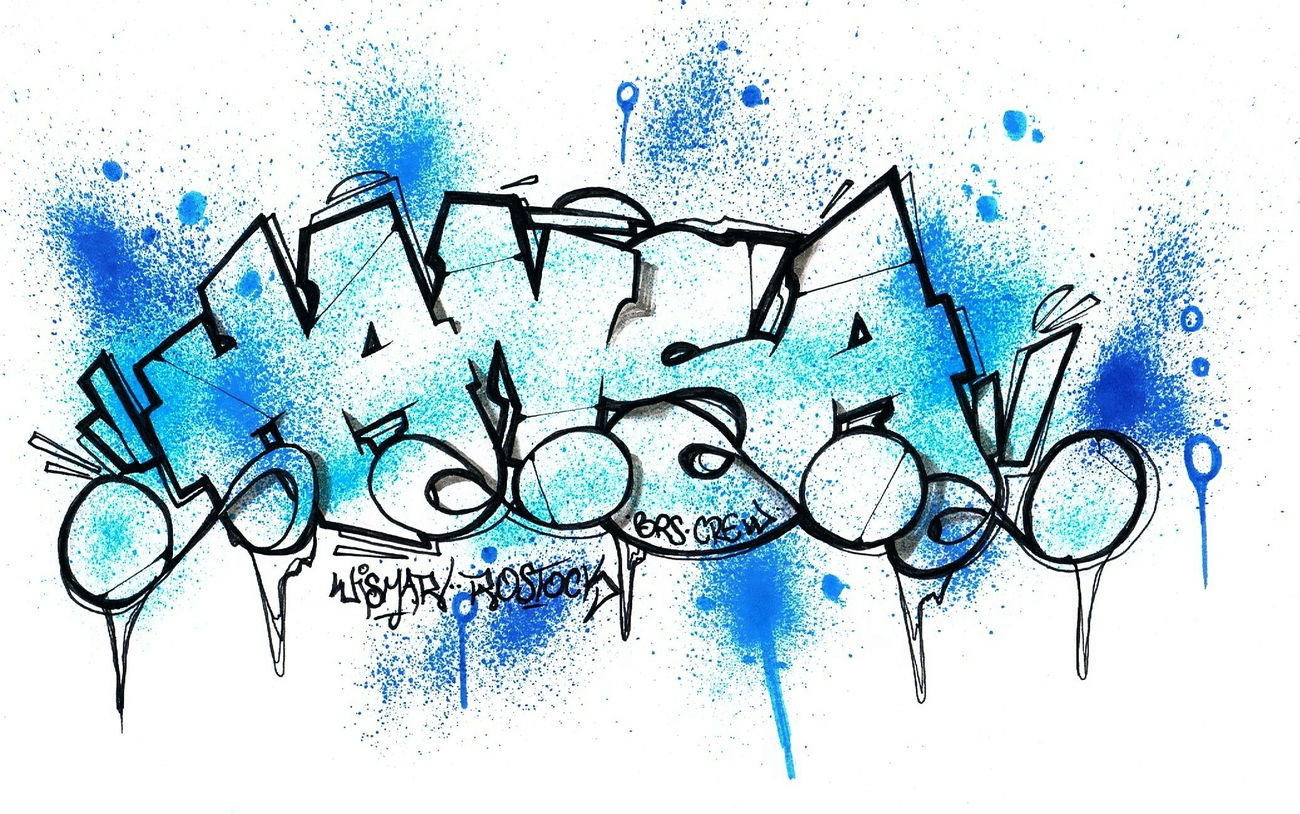 Graffiti Sketch - Photo by AGON - Puls, BRS, HANSA (2017)