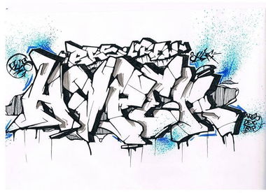 Graffiti Sketch - Photo by AGON - Puls, BRS (2015)