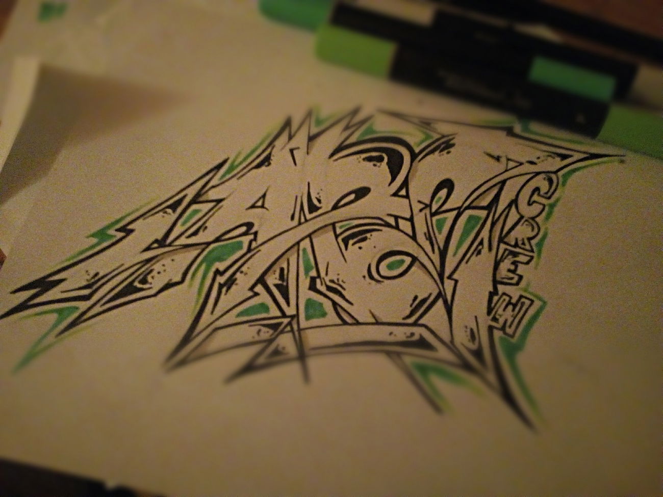 Graffiti Sketch - Photo by AGON - Puls, brs, APS (2017)