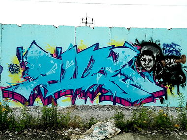 Graffiti Wall - Photo by AGON - BRS, CREW, PULS (2016)