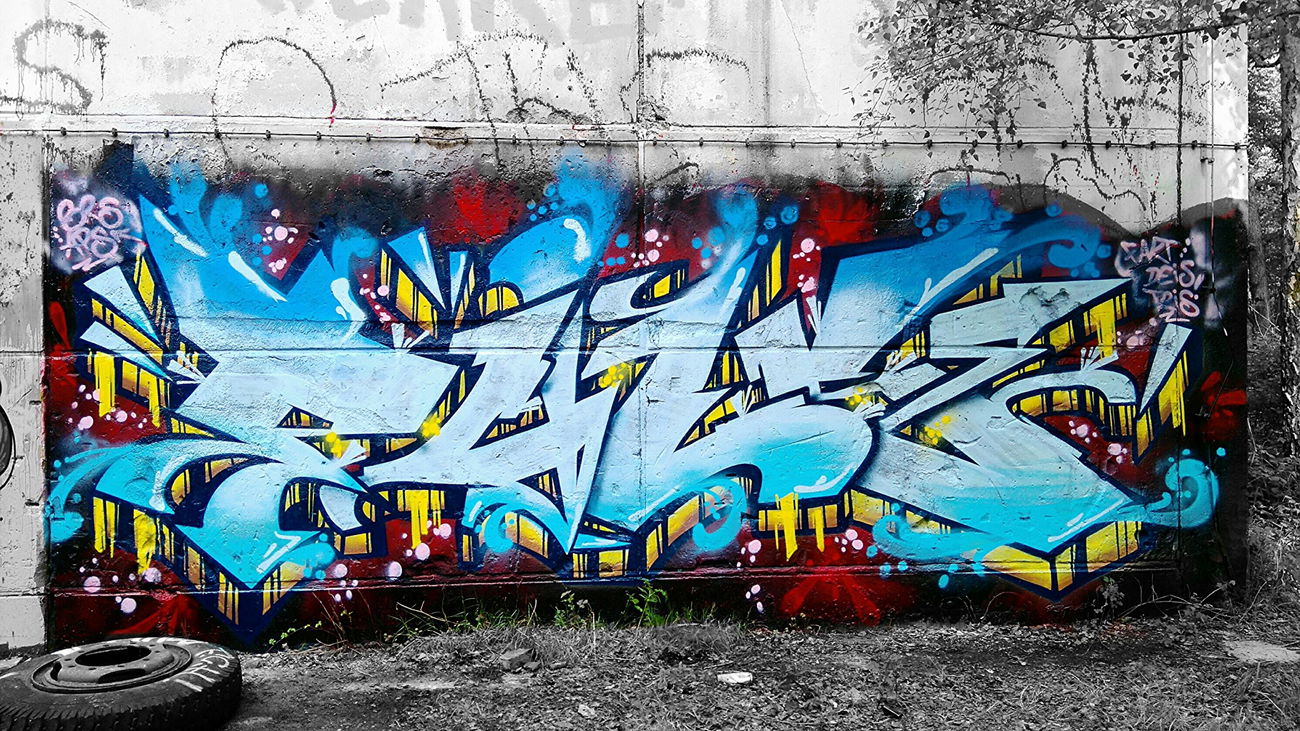 Graffiti Wall - Photo by AGON - Puls, APS, BRS (2016)