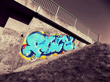 Graffiti Bombing - Photo by AGON - Puls, BRS, APS (2015)