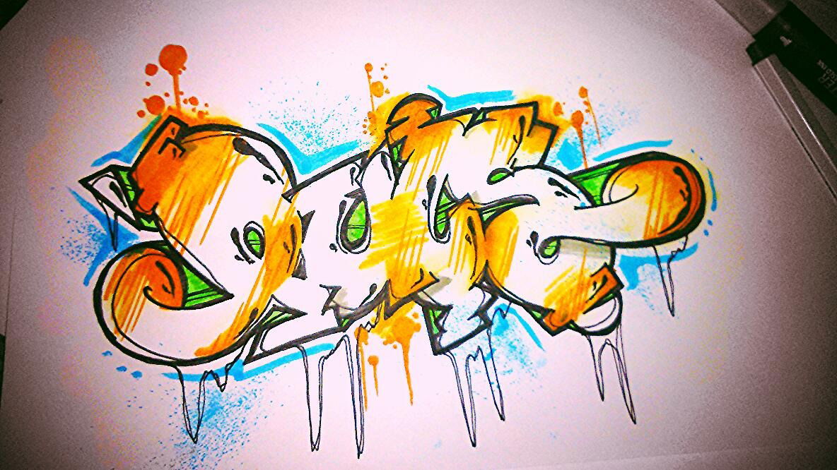 Graffiti Sketch - Photo by AGON - Puls, BRS (2015)