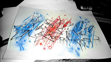 Graffiti Sketch - Photo by AGON - acaBRS, PULS, FCHANSA (2016)