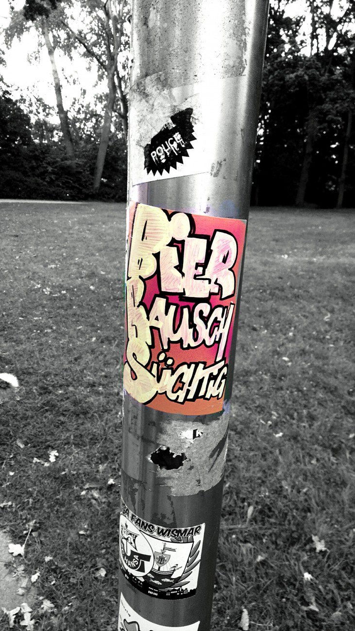 Graffiti Wall - Photo by AGON - BierRauschSüchtig, BRS, PULS (2016)