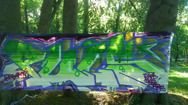 Graffiti Wall - Photo by AGON - Puls, Deis, BRS (2015)
