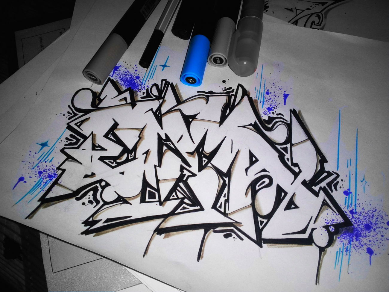 Graffiti Sketch - Photo by AGON - Puls, Emma, brs