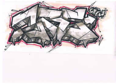 Graffiti Sketch - Photo by AGON - BRS, Puls (2014)